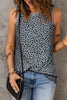Printed Round Neck Tank-Teresa's Fashionista LLC