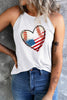 US Flag Heart Graphic Tank-Teresa's Fashionista LLC
