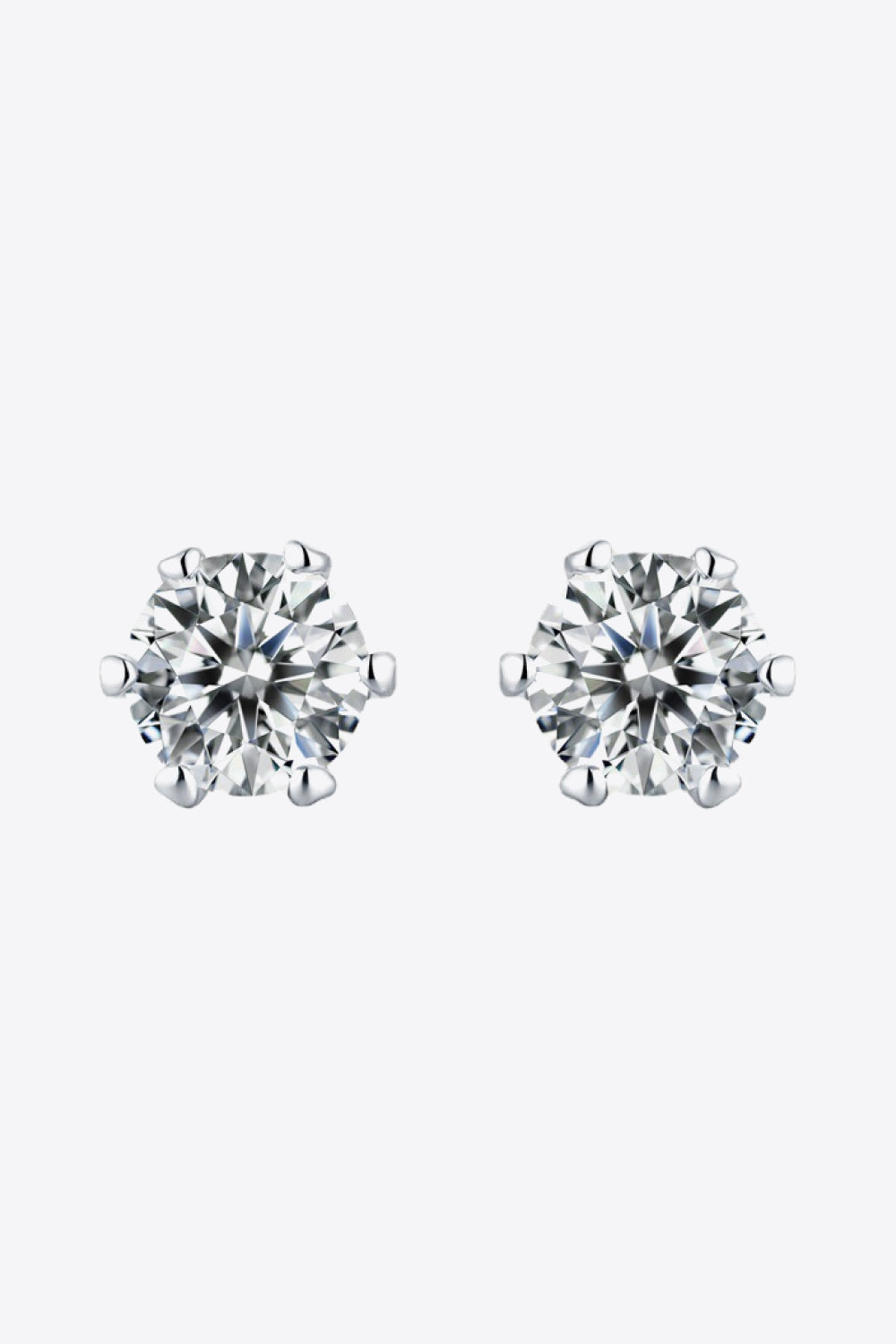 Good Days Ahead Moissanite Stud Earrings-Teresa's Fashionista LLC