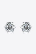 Good Days Ahead Moissanite Stud Earrings-Teresa's Fashionista LLC