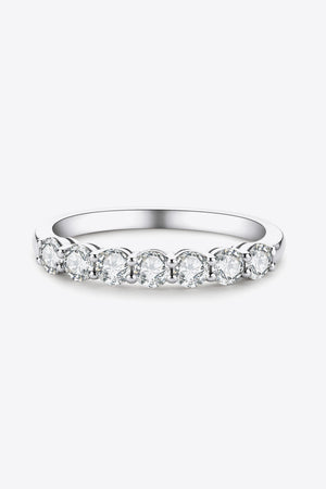 Can't Stop Your Shine Moissanite Platinum-Plated Ring-Teresa's Fashionista LLC
