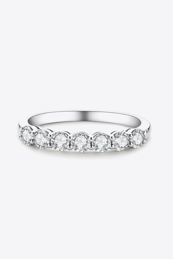 Can't Stop Your Shine Moissanite Platinum-Plated Ring-Teresa's Fashionista LLC