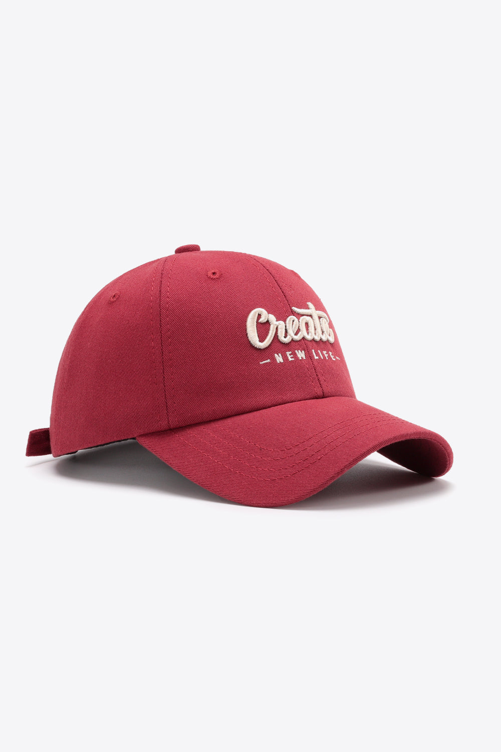 CREATE NEW LIFE Adjustable Cotton Baseball Cap-Teresa's Fashionista LLC