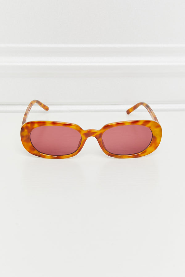 Oval Full Rim Sunglasses-Teresa's Fashionista LLC