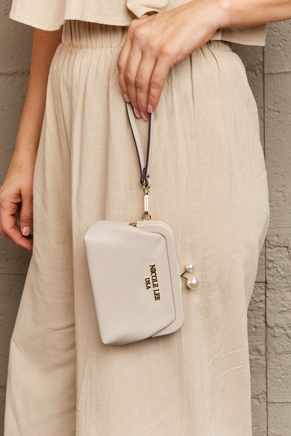 Nicole Lee USA Elise Pearl Coin Purse-Teresa's Fashionista LLC