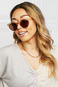 Round Full Rim Polycarbonate Frame Sunglasses-Teresa's Fashionista LLC