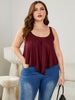 Plus Size Double-Strap Scoop Neck Cami-Teresa's Fashionista LLC