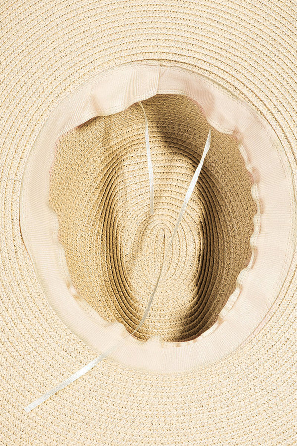 Fame Geometric Raw Hem Hat-Teresa's Fashionista LLC