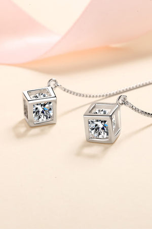 2 Carat Moissanite 925 Sterling Silver Threader Earrings-Teresa's Fashionista LLC