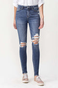 Lovervet Hayden Full Size High Rise Skinny-Teresa's Fashionista LLC