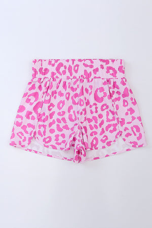 Leopard Elastic Waist Shorts-Teresa's Fashionista LLC