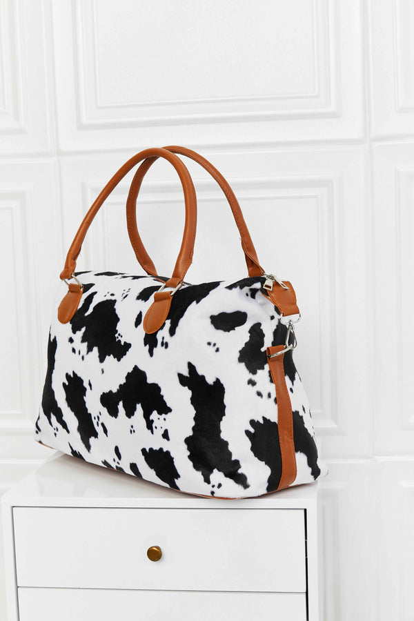 Animal Print Brushed Weekender Bag-Teresa's Fashionista LLC