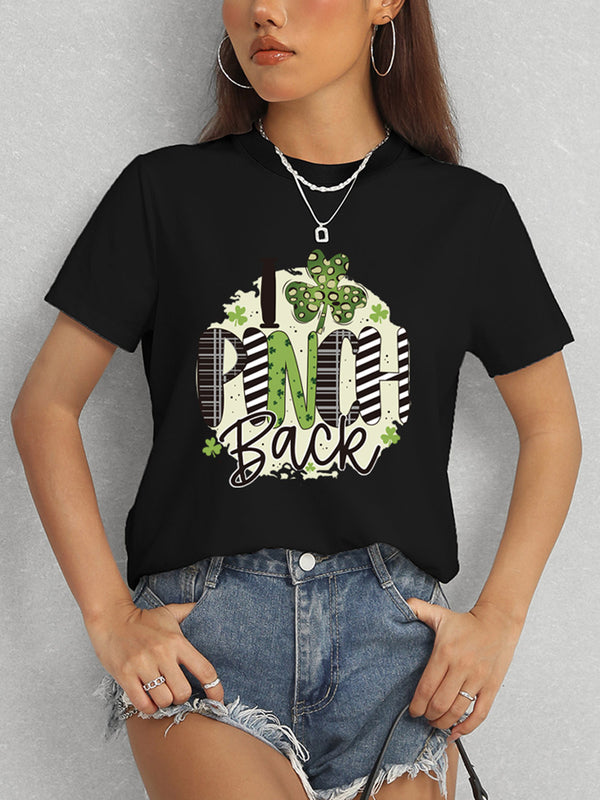 I PINCH BACK Round Neck Short Sleeve T-Shirt-Teresa's Fashionista LLC