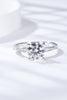 1.5 Carat Moissanite Side Stone Ring-Teresa's Fashionista LLC
