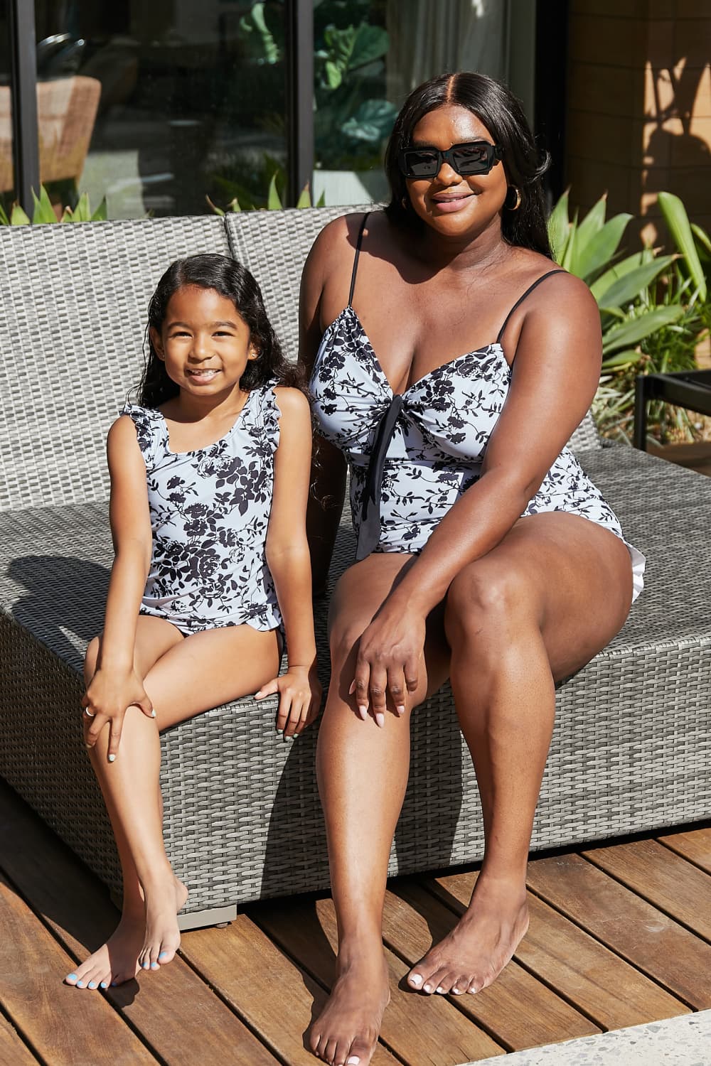 Marina West Swim Côte d'Azur Ruffle Trim One-Piece Swimsuit-Teresa's Fashionista LLC