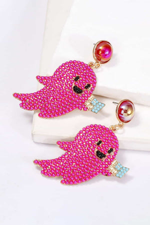 Ghost Shape Synthetic Pearl Dangle Earrings-Teresa's Fashionista LLC
