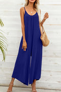 Spaghetti Strap Scoop Neck Jumpsuit-Teresa's Fashionista LLC