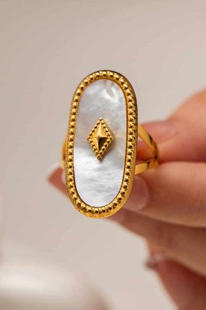 Natural Stone Copper Ring-Teresa's Fashionista LLC