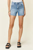 Judy Blue Full Size High Waist Rhinestone Decor Denim Shorts-Teresa's Fashionista LLC