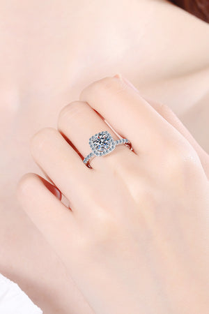 Square Moissanite Ring-Teresa's Fashionista LLC