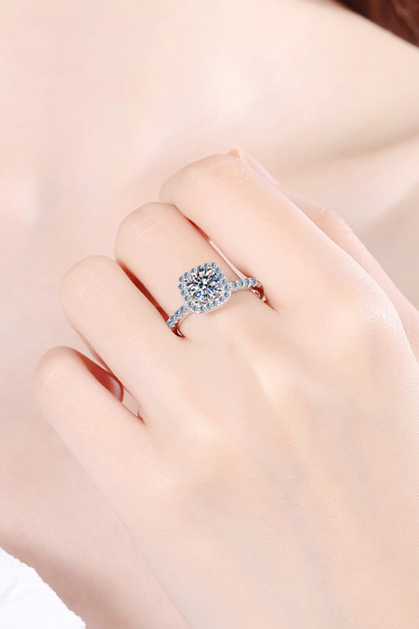 Square Moissanite Ring-Teresa's Fashionista LLC