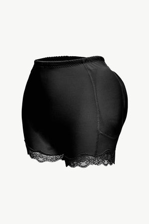 Full Size Lace Trim Shaping Shorts-Teresa's Fashionista LLC