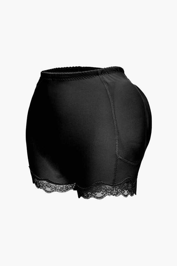 Full Size Lace Trim Shaping Shorts-Teresa's Fashionista LLC