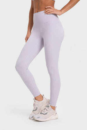 Highly Stretchy Wide Waistband Yoga Leggings-Teresa's Fashionista LLC