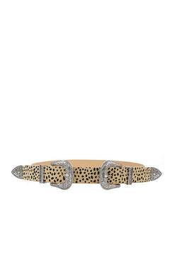 Fashion Chic Trendy Double Buckle Leopar Belt-Teresa's Fashionista LLC