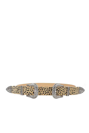 Fashion Chic Trendy Double Buckle Leopar Belt-Teresa's Fashionista LLC