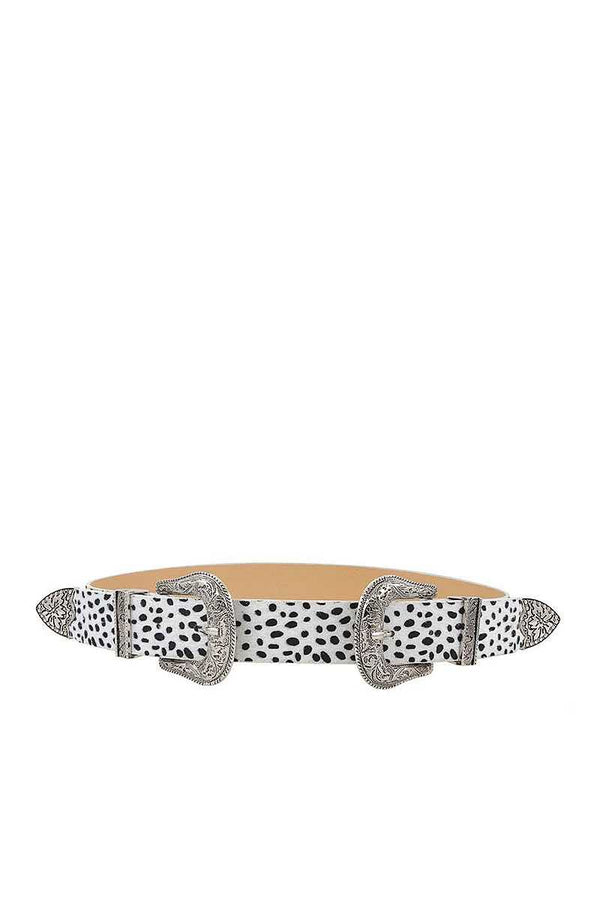 Fashion Chic Trendy Double Buckle Leopar Belt-Teresa's Fashionista LLC