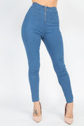 High Waist Denim Jeans-Teresa's Fashionista LLC