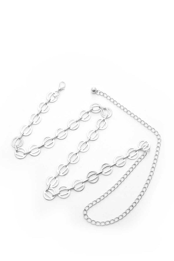 Circle Link Metal Chain Belt-Teresa's Fashionista LLC
