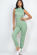 Zip Front Jumpsuit-Teresa's Fashionista LLC