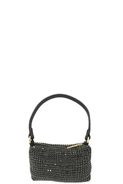 Fashion Chic Rhinestone Handle Clutch Bag-Teresa's Fashionista LLC