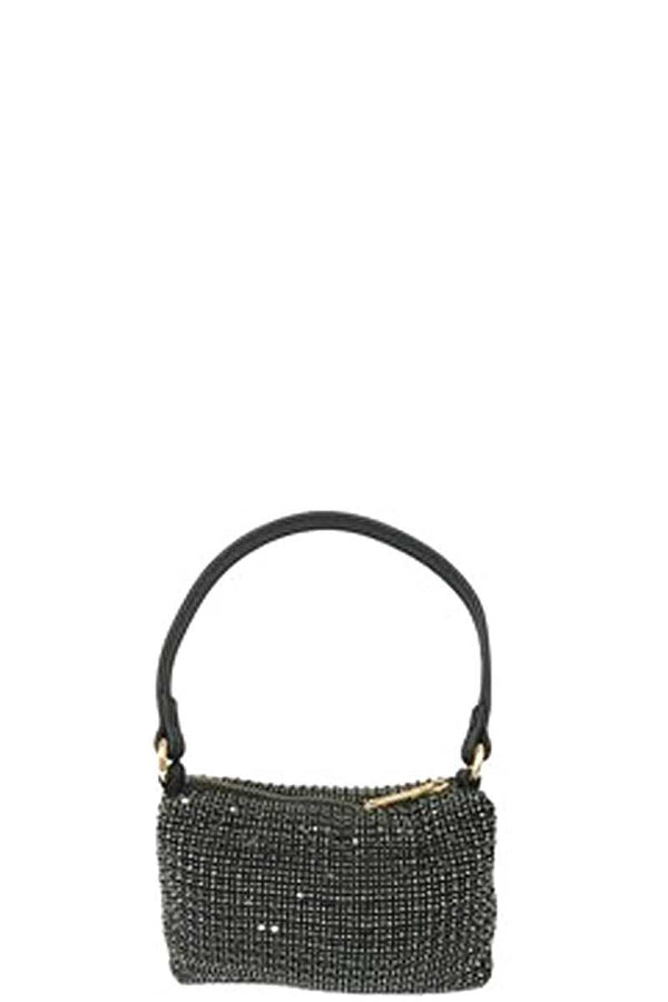 Fashion Chic Rhinestone Handle Clutch Bag-Teresa's Fashionista LLC