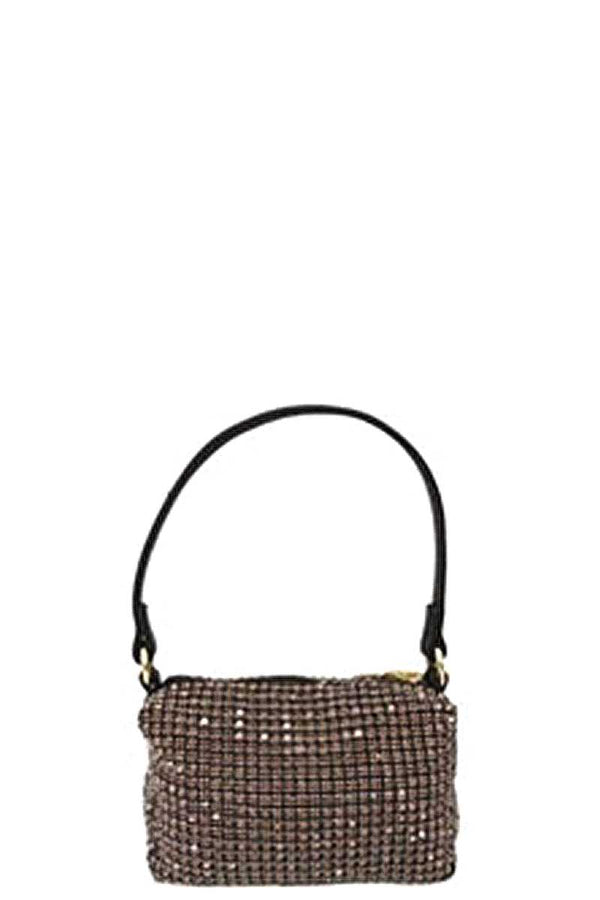 Fashion Chic Rhinestone Handle Clutch Bag-Teresa's Fashionista LLC