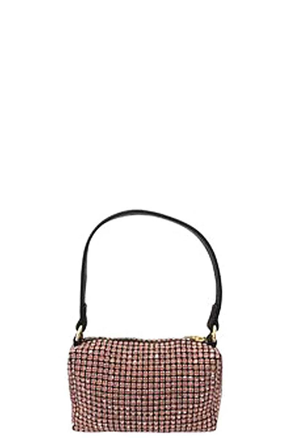 Fashion Chic Rhinestone Handle Clutch Bag-Teresa's Fashionista LLC