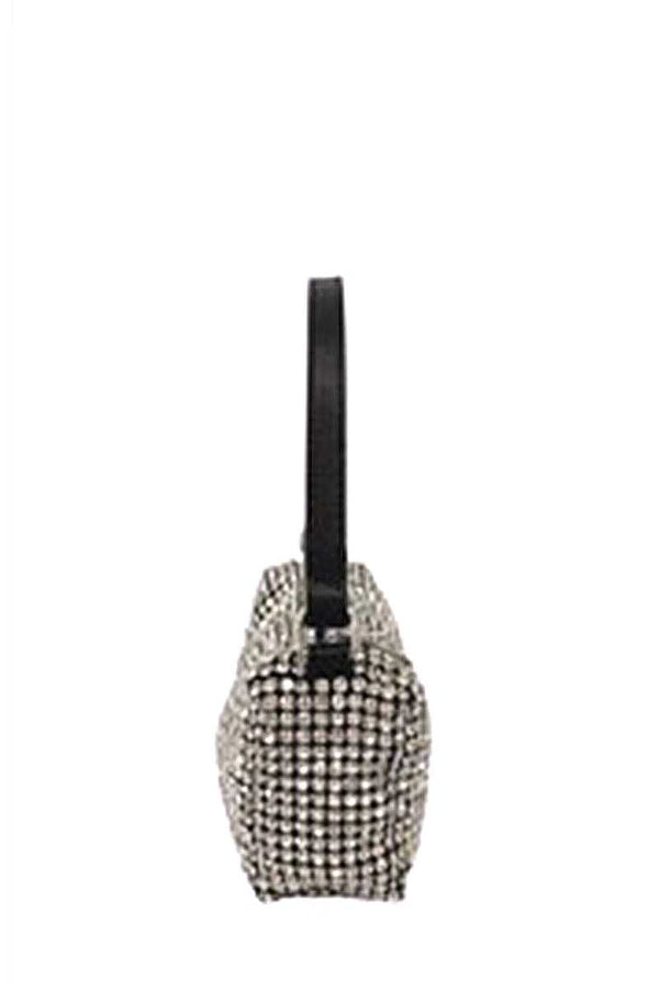 Fashion Chic Rhinestone Handle Clutch Bag-Teresa's Fashionista LLC