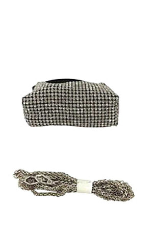 Fashion Chic Rhinestone Handle Clutch Bag-Teresa's Fashionista LLC