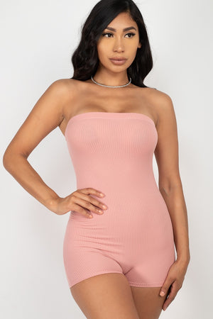 Fitted Tube Romper-Teresa's Fashionista LLC