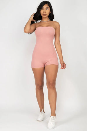 Fitted Tube Romper-Teresa's Fashionista LLC