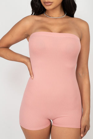 Fitted Tube Romper-Teresa's Fashionista LLC