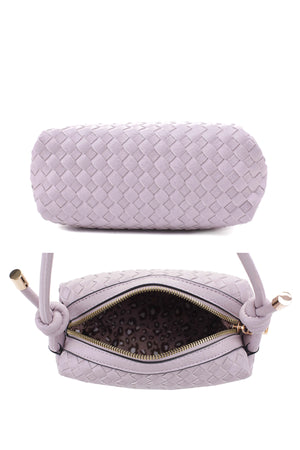 Braid Texture Zipper Crossbody Bag-Teresa's Fashionista LLC