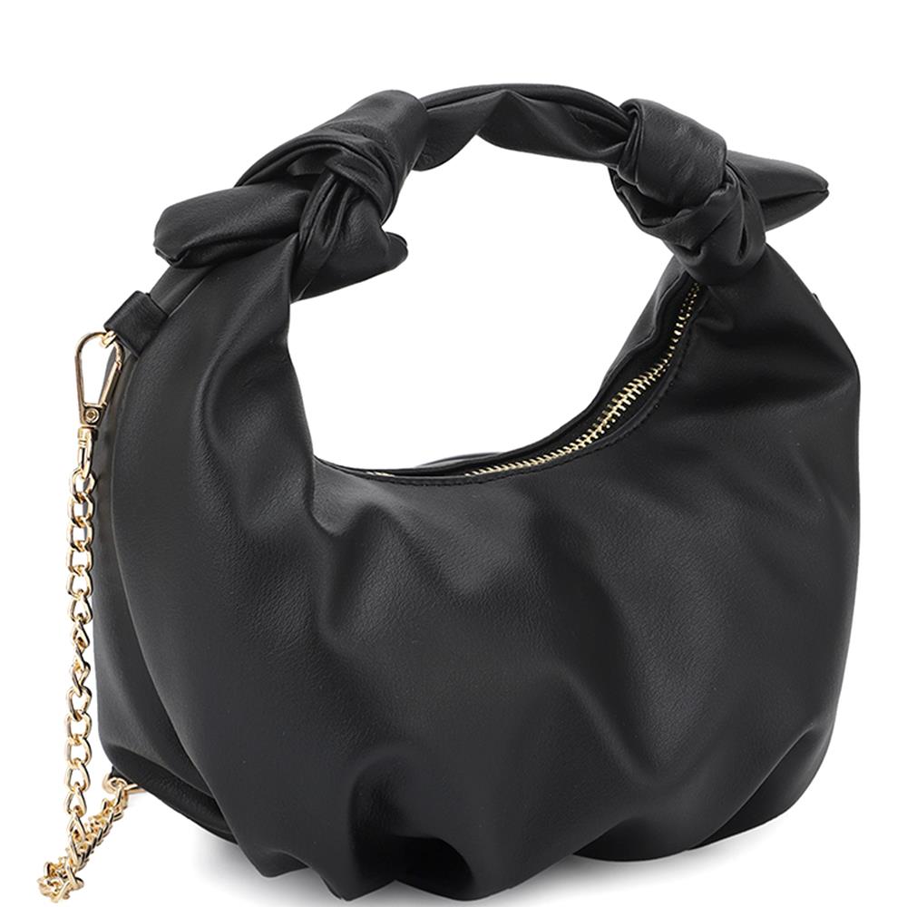 Smooth Round Handle Zipper Bag-Teresa's Fashionista LLC