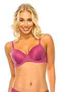 Stripe Lace Bra-Teresa's Fashionista LLC