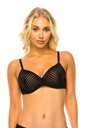 Stripe Lace Bra-Teresa's Fashionista LLC