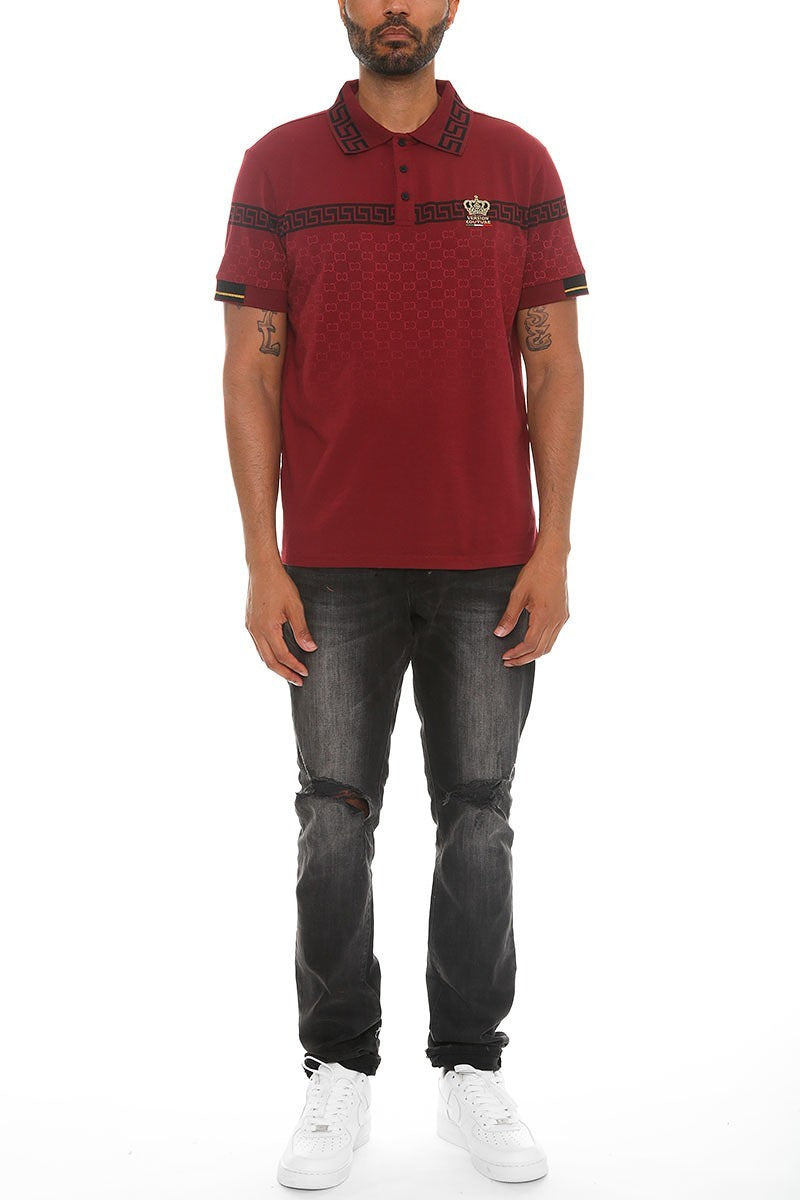 Version Couture Polo Button Down Shirt-Teresa's Fashionista LLC