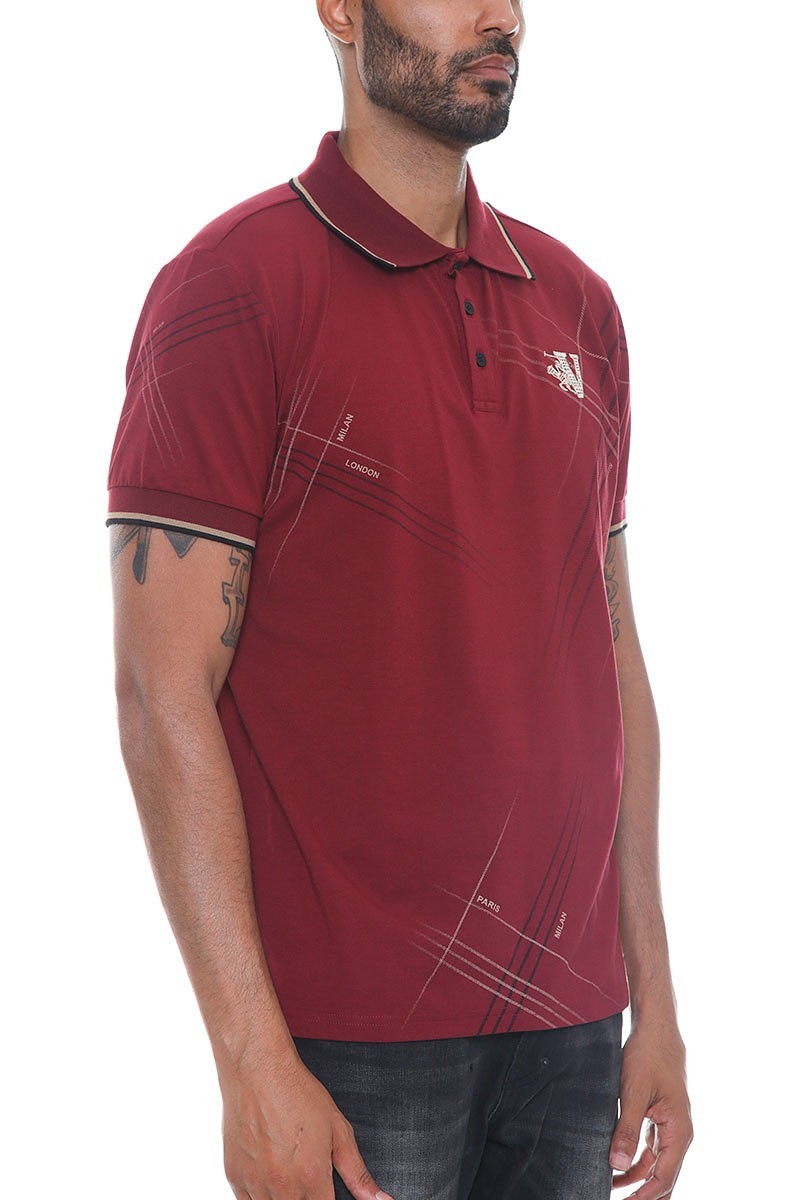 Version Couture Polo Button Down Shirt-Teresa's Fashionista LLC