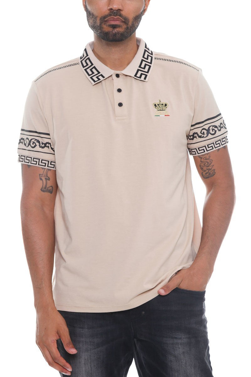 Version Couture Polo Button Down Shirt-Teresa's Fashionista LLC